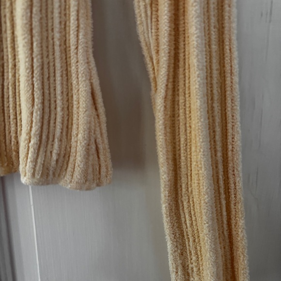 Ulla Johnson Lyana Pullover Cream Ivory Textured Rib Knit Sweater Top Size Large - Picture 11 of 15